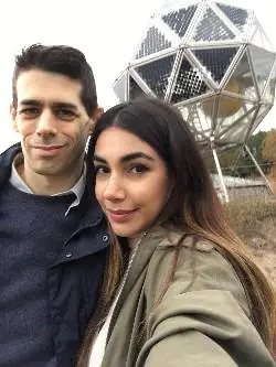 Francesco and his ex-girlfriend Tara