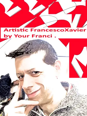 Francesco con sfondo arte